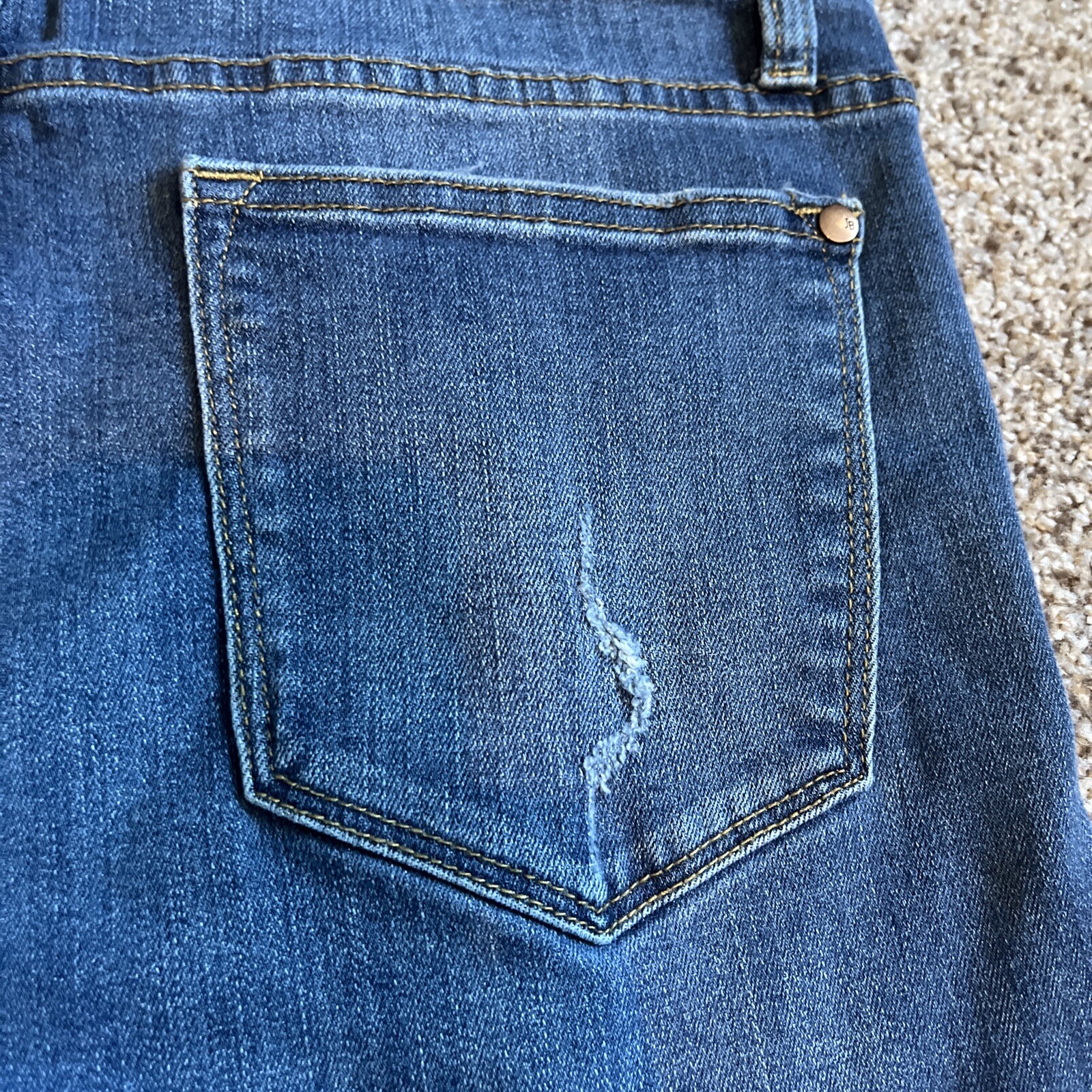 Judy Blue Jeans Women's 32 Blue Denim Capri Crop Medium Wash Stretch (32 X 25) - View 16