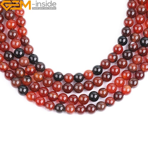 15" Natural Round Gemstone Beads Wholesale 6mm 8mm 10mm Spacer Lot Jewellery - Picture 40 of 385