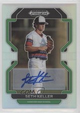2022 Panini Prizm Draft Picks Silver Prizm Auto Seth Keller #PDP185 Auto 0z8z