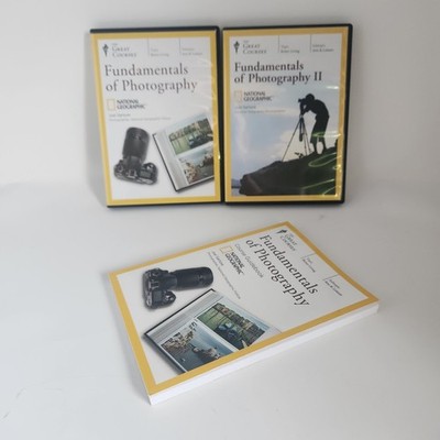 The Great Courses Fundamentals of Photography I & II and 8 DVDs Bundle