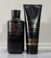 Bath  Body Works Noir for Men Body wash  Body Cream Set of 2 