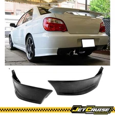 Fits 02-07 Subaru Impreza WRX STI JDM Style Rear Bumper Lip Side Corner Aprons