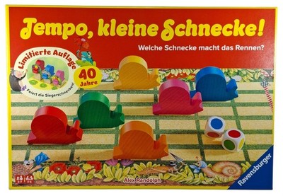 Tempo kleine Schnecke Ravensburger Limitierte Auflage 40 Jahre Edition