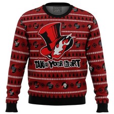Persona 5 Take Your Heart Ugly Sweater Partyugly sweater ideas Ugly Christmas S