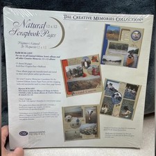 Creative Memories 12 x 12 Natural Scrapbook Pages Old Style FREE Gift Ships Fast