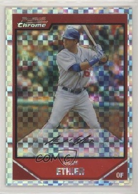 2007 Bowman Chrome X-Fractor 38/250 Andre Ethier #14 sh7