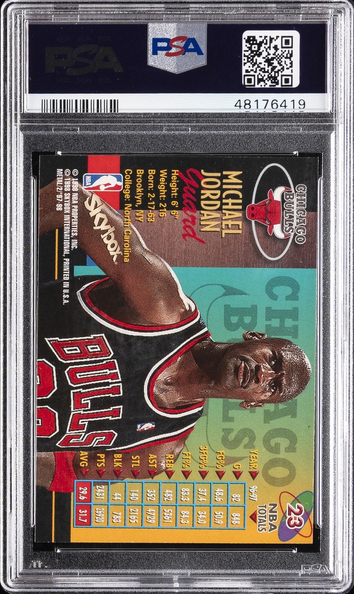 1997 METAL UNIVERSE CHAMPIONSHIP #23 MICHAEL JORDAN PSA 8 | eBay