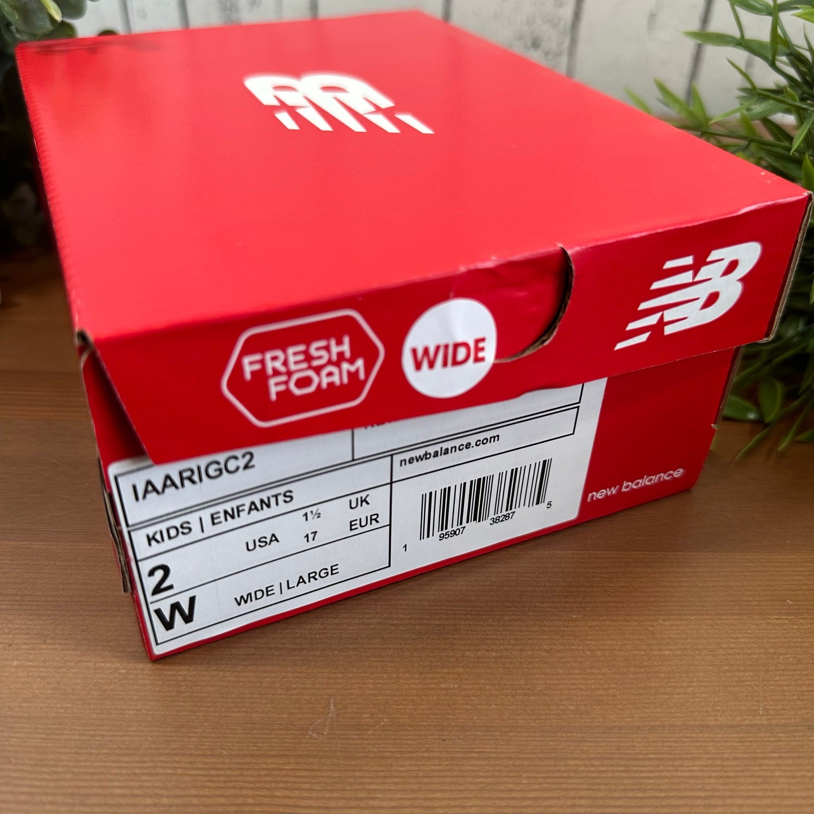 New Balance Kid's Fresh Foam Arishi V2 Bungee Running Shoes Baby Size 2 Wide