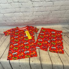 Joans Bamboo Monster Truck Short Sleeve Pajama Set