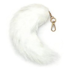WtgwtQ Fluffy Fox Tail Fur Keychain Cosplay Handbag Tassel For Women Soft Fau...