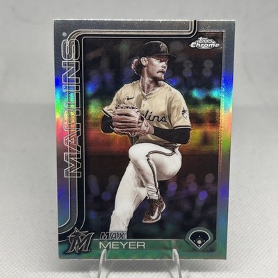 2025 Topps Chrome Update - Max Meyer Sepia Refractor Marlins #USC183