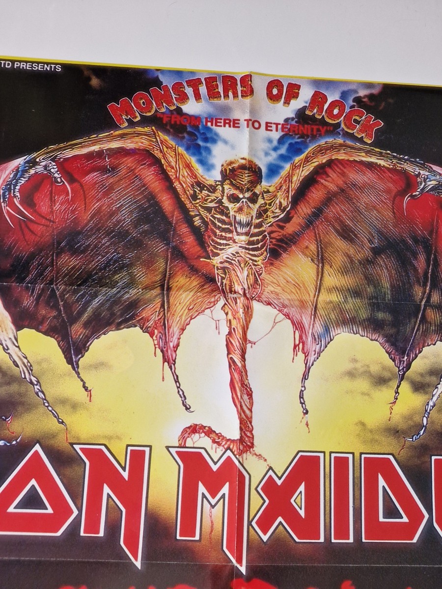 Iron Maiden Live At Donington 1992 Tape Cassette and KERRANG