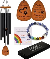 Pet Memorial Gifts Wind Chimes Dog Cat Memorial Gift,Pet Lost Gifts,Bereavement