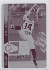 2021 Upper Deck CFL Printing Plate Magenta 1/1 Abdul Kanneh #144 o1h