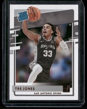 2020-21 Donruss #244 Tre Jones Rated Rookies Signatures