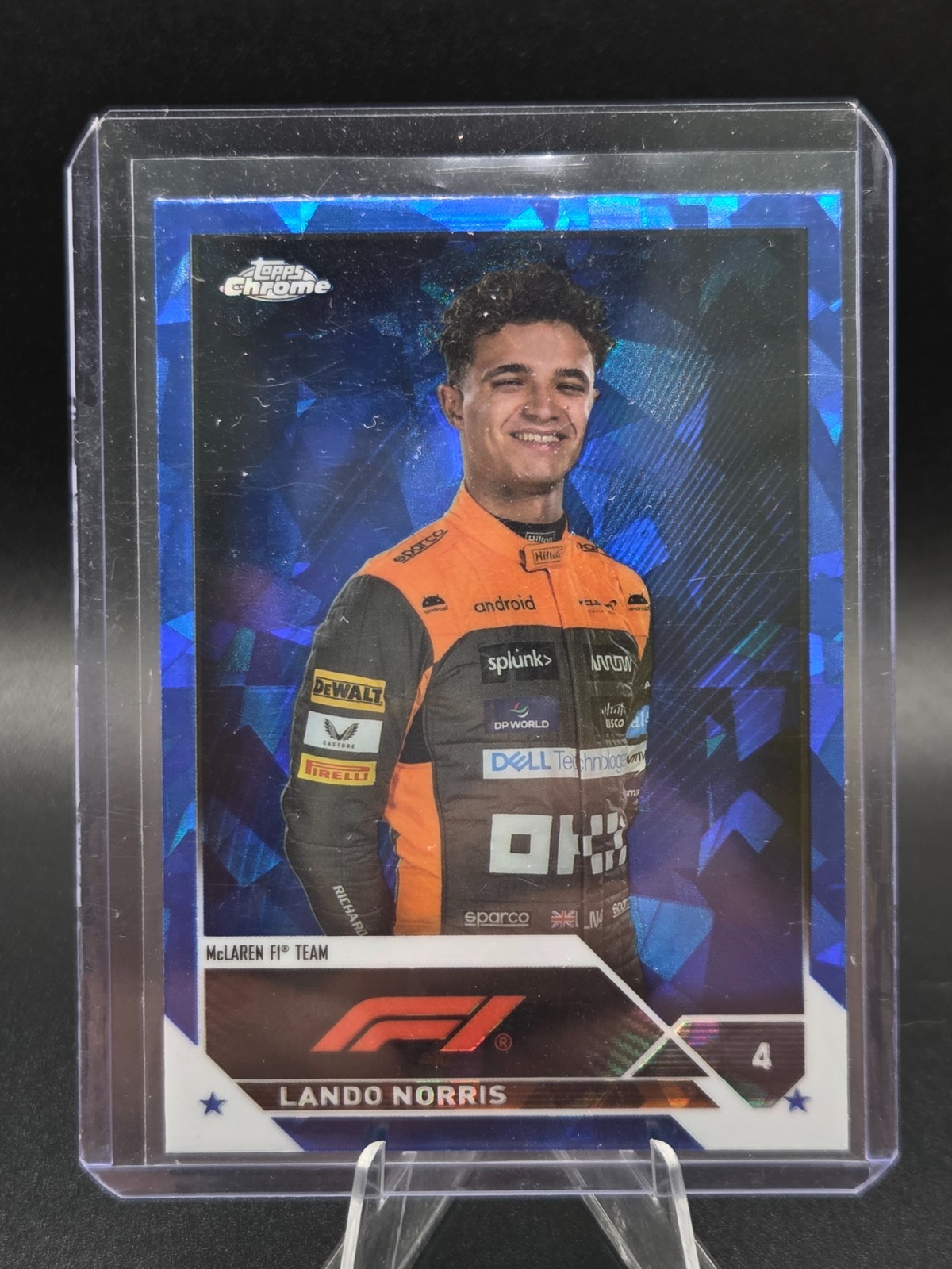 2023 Topps Chrome Sapphire Formula 1 F1 Lando Norris Portrait #25