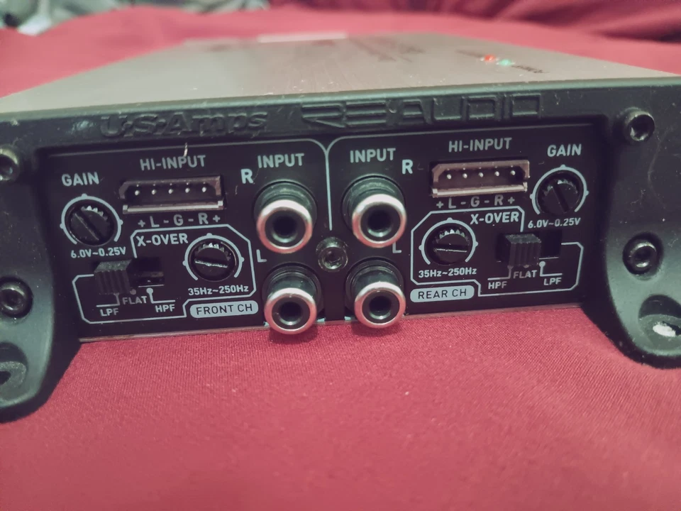 RE Audio SA. 90.4 4 channel Amplifier (Silver Addition) More Power! 110 W per ch - Image 4 of 4