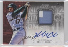 2013 Bowman Inception Auto Patch Red 6/10 Michael Choice #APA-MC Patch Auto 3b9
