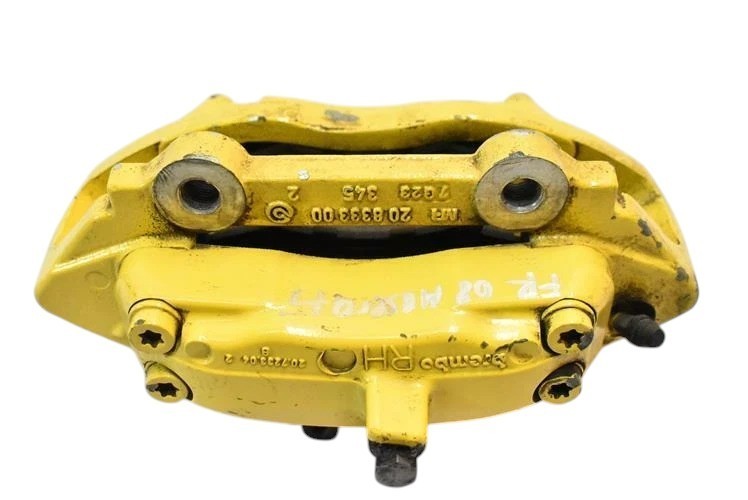 08-11 Maserati Grand Turismo Rear Right Passenger Side Brake Caliper Yellow OEM