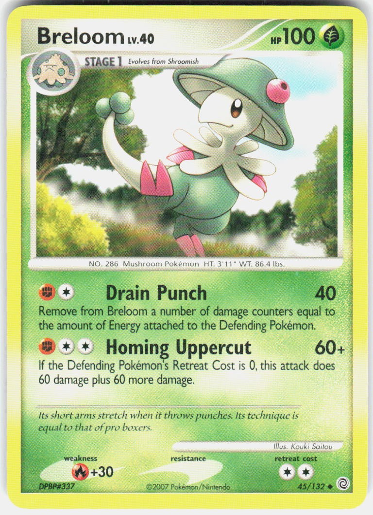 Breloom 45/132 Secret Wonders Pokemon
