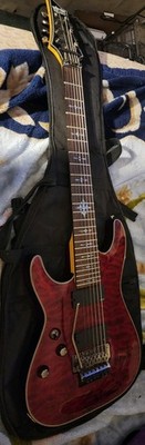 7 String Hellraiser Guitar with Case Electric Guitar mint Condition
