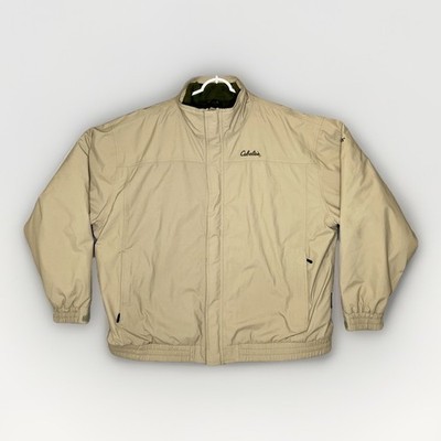 Cabela s Outdoor Gear Khaki Goretex Polartec Jacket Mens 3XL Full Zip Fleece