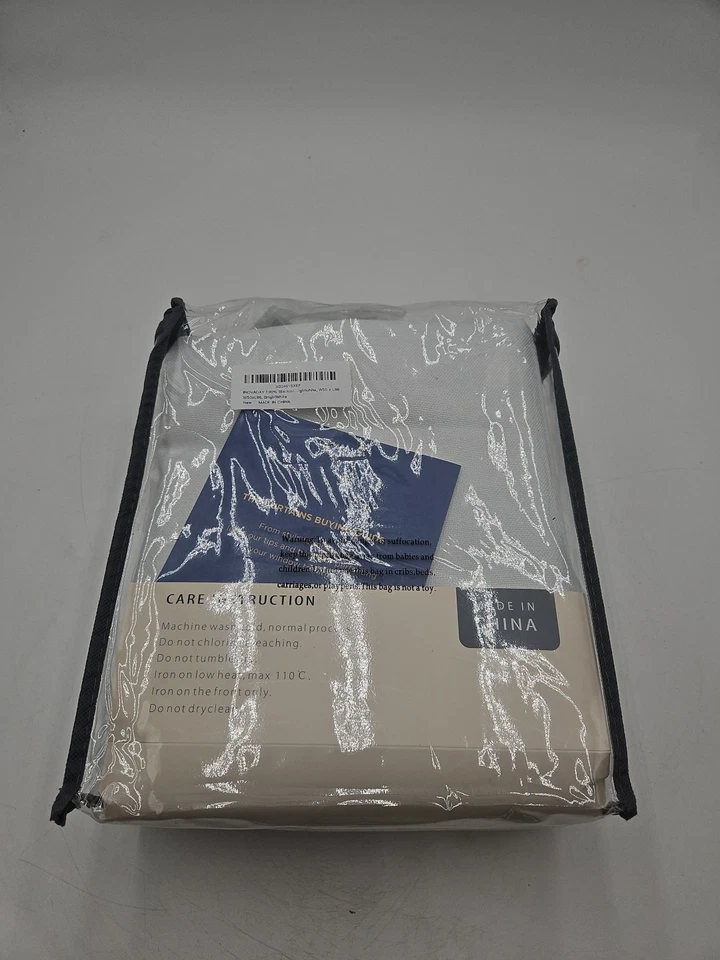 INOVADAY 100% Blackout Curtain 50w X96l  Pinch Pleated Linen Blackout  White - Image 4 of 4