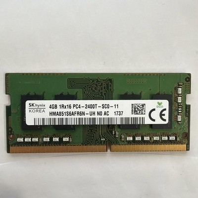 SK Hynix 4GB 1Rx16 PC4-2400T-SC0-11 HMA851S6AFR6N-UH N0 AC RAM