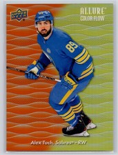 2023-24 Upper Deck Allure #CF-9 Alex Tuch Color Flow Orange-Yellow