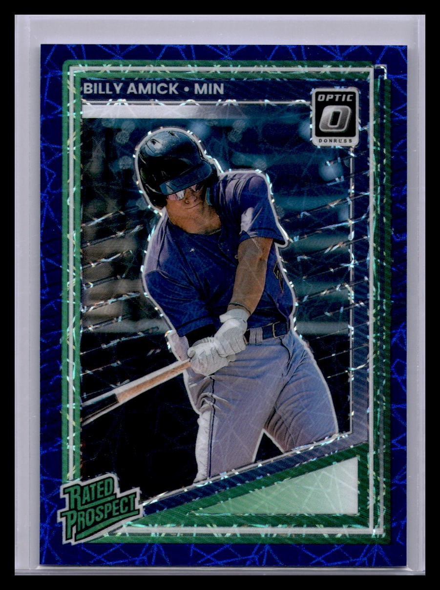 2025 Panini Donruss - Optic Rated Prospects Billy Amick #156 Blue Velocity Prizm