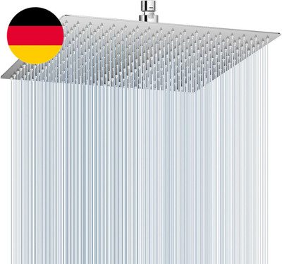 40CM Duschkopf Regendusche Groß Gebürstetes Nickel, 304 Edelstahl Wasserfall Dus