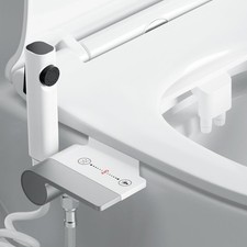 3-in-1 Bidet Attachment with Handheld Sprayer for Toilet, Ultra-Slim Non-Elec...
