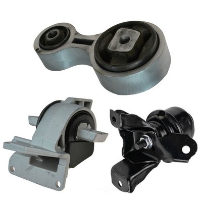 Engine Mount Kit-Engine and Transmission Mount Kit 3 Piece Set TRQ MTA34695