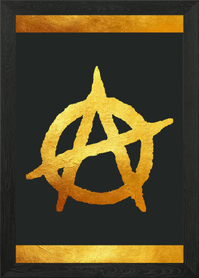 Anarchy Gerahmtes Wandbild Poster Leinwanddruck Bild