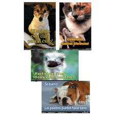 Spanish Educational and Language Teaching Fun Photo Posters,Bilingual Charts,...