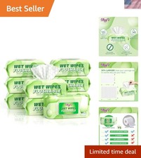Flushable Wipes for Adult Wet Wipes, Total 720 Unscented Toilet Wipes Flushab...