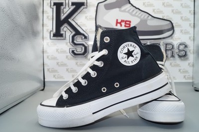 Converse Chuck Taylor All Star Lift High Top Black EU 39 US 8 Schwarz 560845C