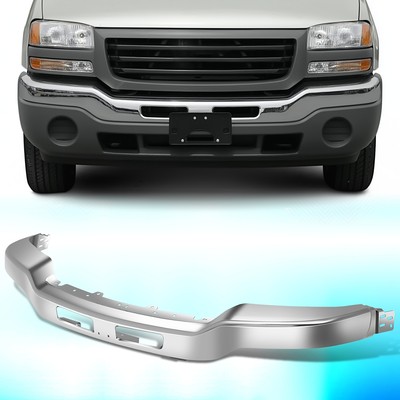 For 2003-2007 GMC Sierra 1500 Classic Front Bumper Face Bar w/o Bracket Chrome