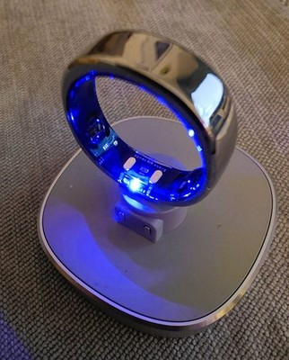 RingConn Gen 2 Air UltraThin AI Smart Ring 10 Tage Akku, Größe 11 Galaxy Silber