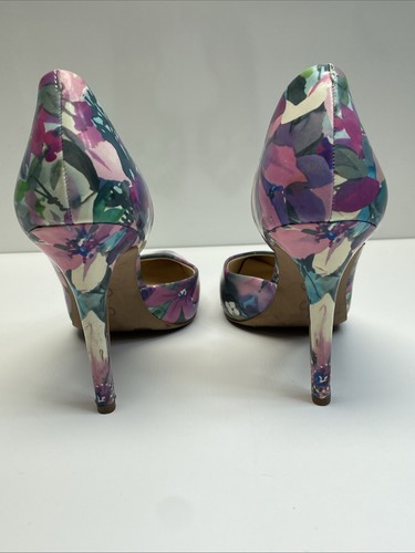 Jessica Simpson Floral Print Pumps Heels Women’s Size 6.5M Pointed Toe - Picture 7 of 10
