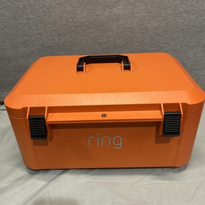 Ring Jobsite Security Case Model 5F37E9 Orange IP54 120VAC Powered. With Battery