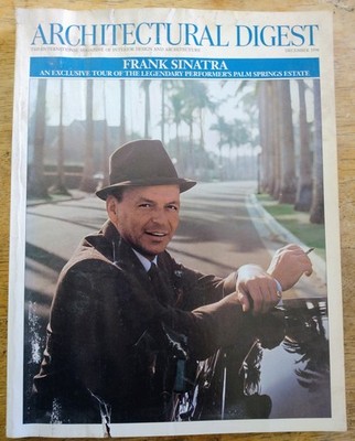 12/1998 ARCHITECTURAL DIGEST Frank Sinatra Palm Springs Estate Neil Hirsch Polo