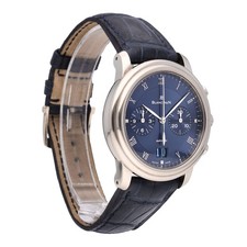 Blancpain Villeret Chronograph 18k White Gold 38mm Auto Mens Watch 6885-1540-55B 5