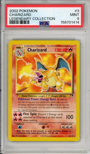 Charizard graded PSA 9 for sale on eBay
