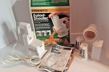 Vintage Presto Salad Shooter Electric Slicer/Shredder Model 0291001