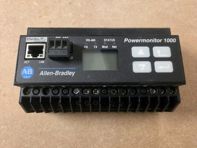Allen-Bradley 1000 1408-EM3A-ENT SER A Energy Power Monitor EM3 Unit ID 122 PLC