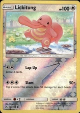 Pokemon Reverse Holo Lickitung SM - Ultra Prism 102/156 LP