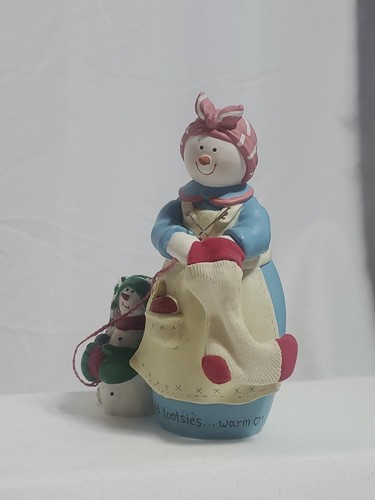 Christmas Snowmen Jolly Follies Sandi Gore Evans Figurine Holliday Decoration - Picture 2 of 12