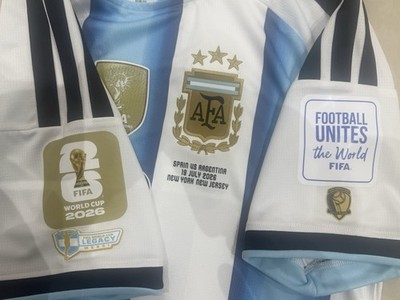 ARGENTINA MESSI MUNDIAL 2026 Vs SPAIN SIZE M FINAL
