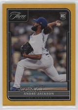 2022 Panini Three and Two Rookies Holo Gold 5/12 Andre Jackson #112 14dq